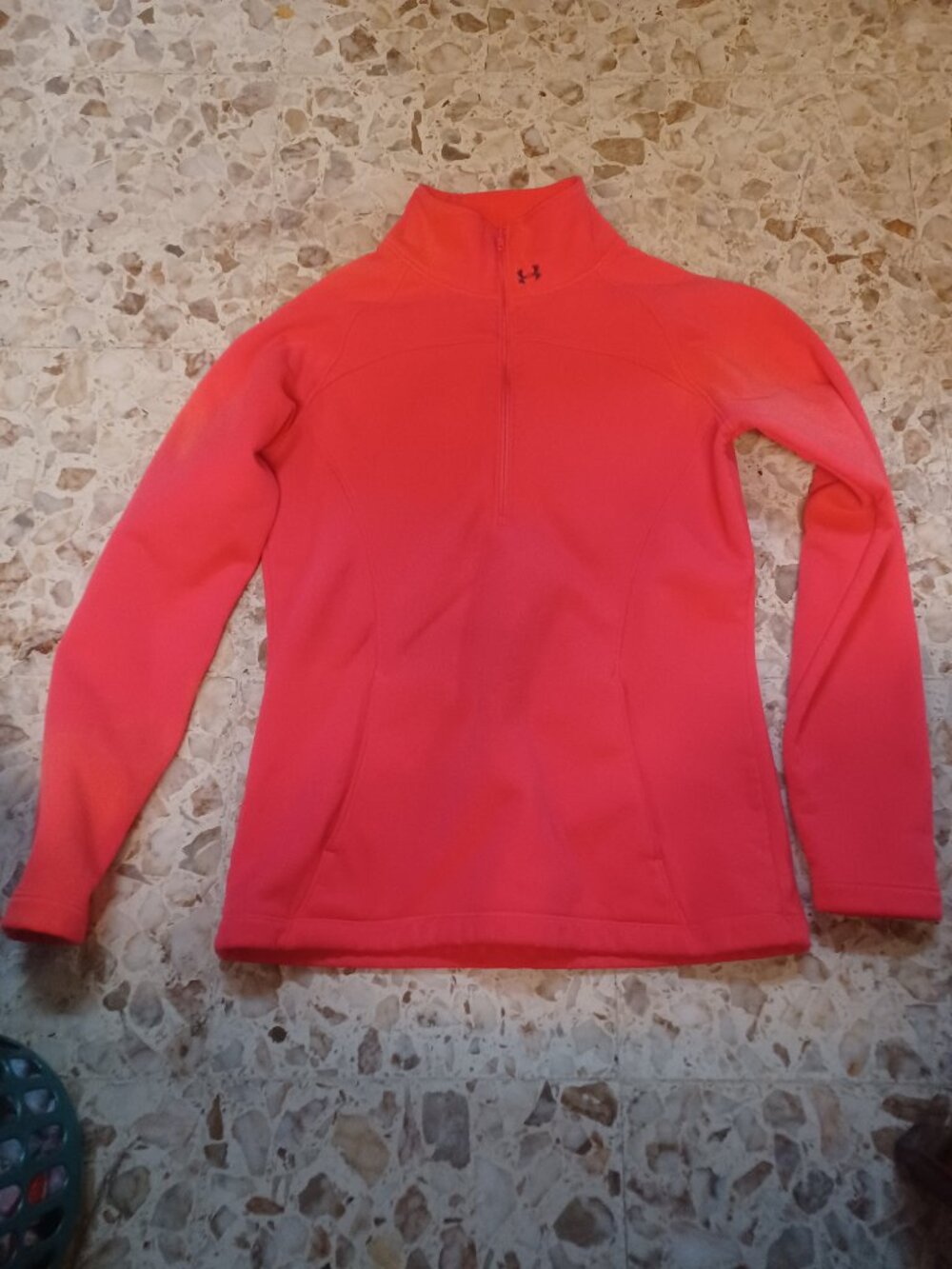 Under Armour Women's Athletic Sweater Small Bright Neon Orange